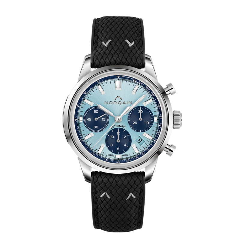 Norqain New Watches - FREEDOM 60 CHRONO - ICE BLUE | Manfredi Jewels