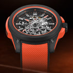 Norqain New Watches - INDEPENDENCE WILD ONE SKELETON - CORAL RED | Manfredi Jewels