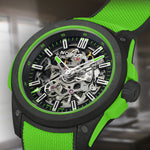 Norqain New Watches - INDEPENDENCE WILD ONE SKELETON - GECKO GREEN | Manfredi Jewels