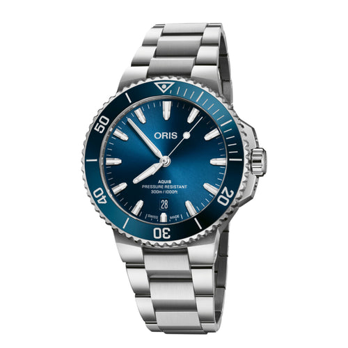 Oris New Watches - AQUIS DATE - BLUE | Manfredi Jewels