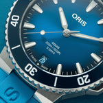 Oris Watches - AQUIS DATE CALIBRE 400 - BLUE | Manfredi Jewels