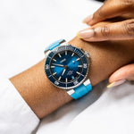 Oris Watches - AQUIS DATE CALIBRE 400 - BLUE | Manfredi Jewels