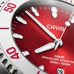 Oris New Watches - AQUIS DATE - TASTE OF SUMMER WATERMELON RED | Manfredi Jewels