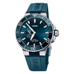 Oris Watches - AQUIS SMALL SECOND DATE - BLUE | Manfredi Jewels