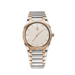 Parmigiani Fleurier Watches - TONDA PF AUTOMATIC STEEL CITRINE ROSE GOLD SAND GREY | Manfredi Jewels