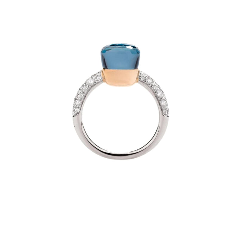 Pomellato Jewelry - Nudo 18K Rose Gold 0.5 Ct Petit Ring | Manfredi Jewels