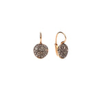 Pomellato Jewelry - Sabbia 18k Rose Gold Brown Diamonds Earrings | Manfredi Jewels