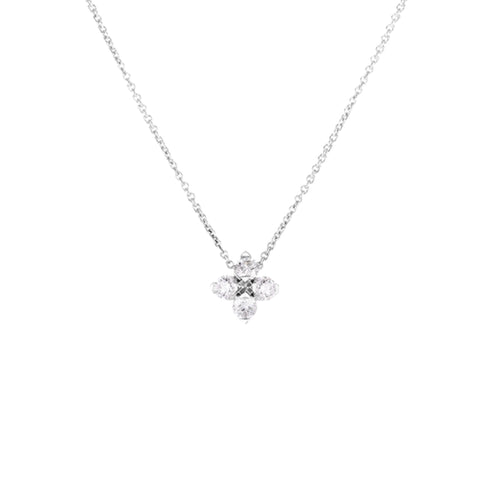 Love In Verona 18K White Gold Pendant