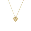 Roberto Coin Jewelry - Venetian Princess 18K Yellow Gold Diamond Heart Small Medallion Pendant Necklace (Copy) | Manfredi Jewels