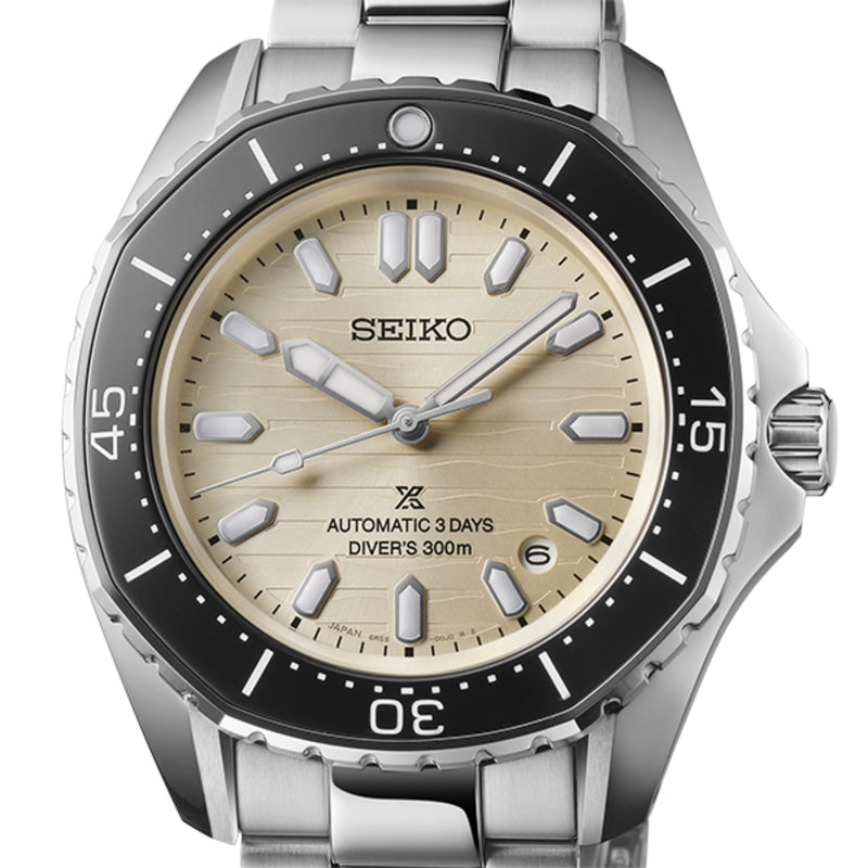 Seiko Watches - PROSPEX LUXE SEA DIVER IVORY SPB481J1 | Manfredi Jewels