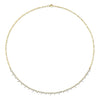 Shy Creation Jewelry - 14K Yellow Gold 1.71ct Diamond Pear Necklace | Manfredi Jewels