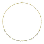 Shy Creation Jewelry - 14K Yellow Gold 1.71ct Diamond Pear Necklace | Manfredi Jewels