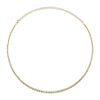 Shy Creation Jewelry - Bailey 14K Yellow Gold 2.00 ct Diamond Bezel Set Graduated Tennis Necklace | Manfredi Jewels