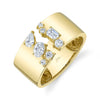Shy Creation Jewelry - Colette 14K Yellow Gold 0.61 ct Diamond Mixed Cut Band Ring | Manfredi Jewels