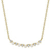 Shy Creation Jewelry - Jackie 14K Yellow Gold 0.12 ct Cultured Pearl & Diamond Necklace | Manfredi Jewels