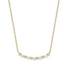 Shy Creation Jewelry - Jackie 14K Yellow Gold 0.12 ct Cultured Pearl & Diamond Necklace | Manfredi Jewels