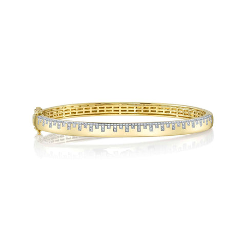 Kate 14K Yellow Gold 0.33 ct Diamond Bangle Bracelet