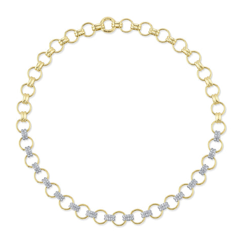 Kate 14K Yellow Gold 2.13 ct Diamond Link Necklace