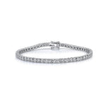 Estate Jewelry Bracelet - Shy Creation 14K White Gold 2.02 ct Diamond Tennis Bracelet | Manfredi Jewels