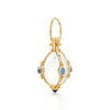 Temple St Clair Jewelry - Amulet 18K Yellow Gold Blue Moonstone & Tanzanite Pendant | Manfredi Jewels