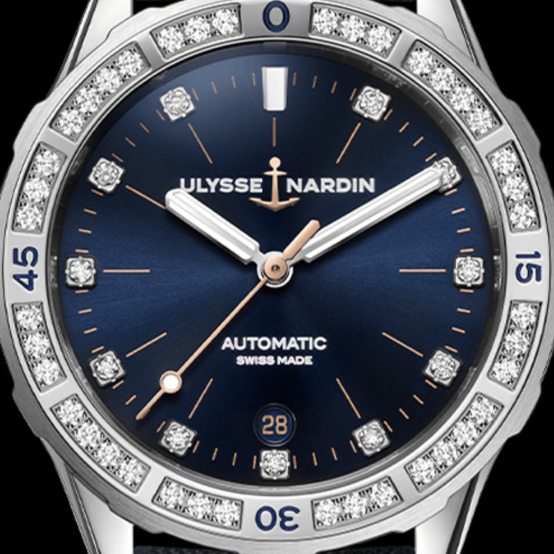 Ulysse Nardin Watches - DIVER LADY 39MM STEEL | Manfredi Jewels