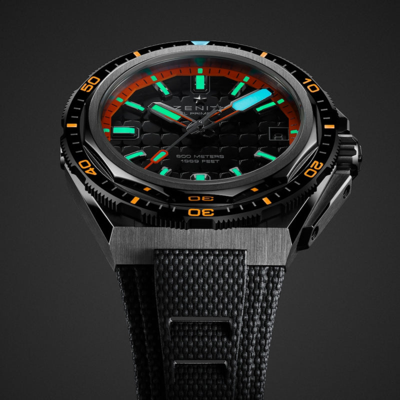 Zenith Defy Extreme Diver Black - New Watches | Manfredi Jewels