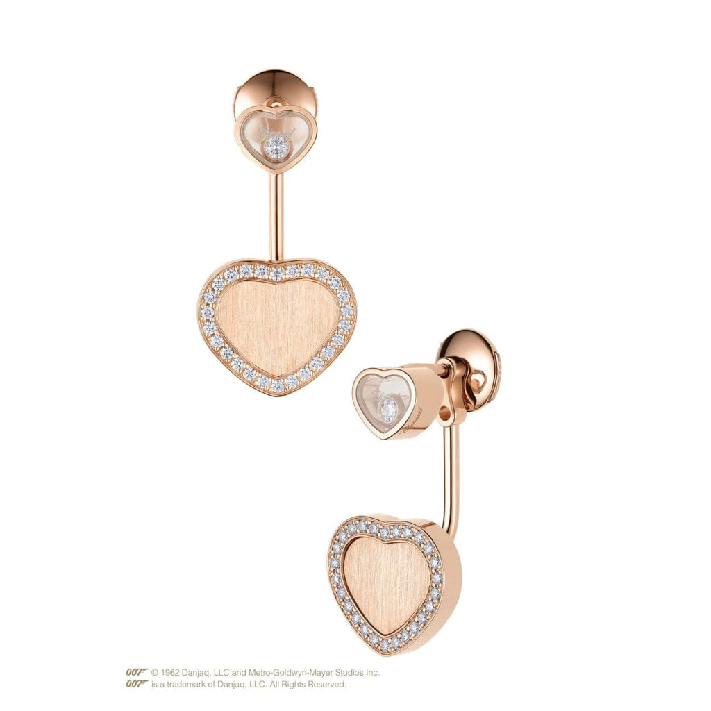 Chopard Happy Hearts Golden Hearts Earrings Jewelry Manfredi