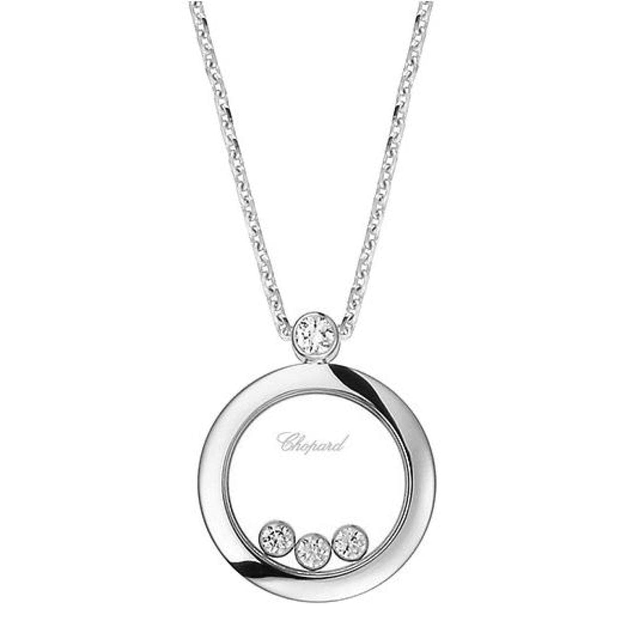 Chopard 18k White Gold Happy Diamonds Icons Small Heart Pendant- 79A05 –  Moyer Fine Jewelers