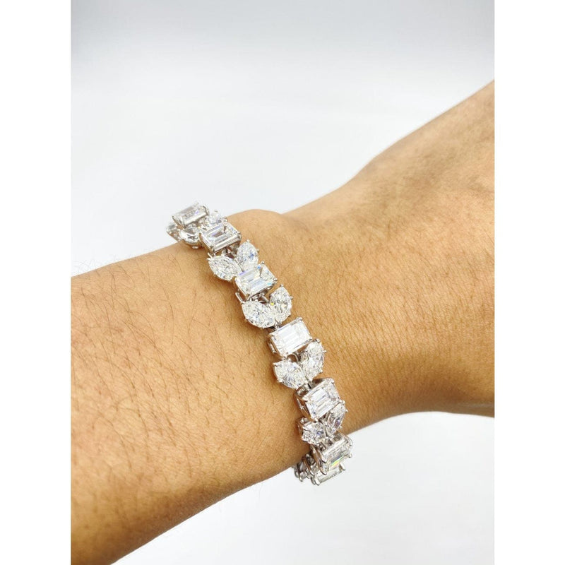 Harry Winston Diamond Loop Bracelet | Estate Jewley | Pampillonia Jewelers  | Estate and Designer Jewelry