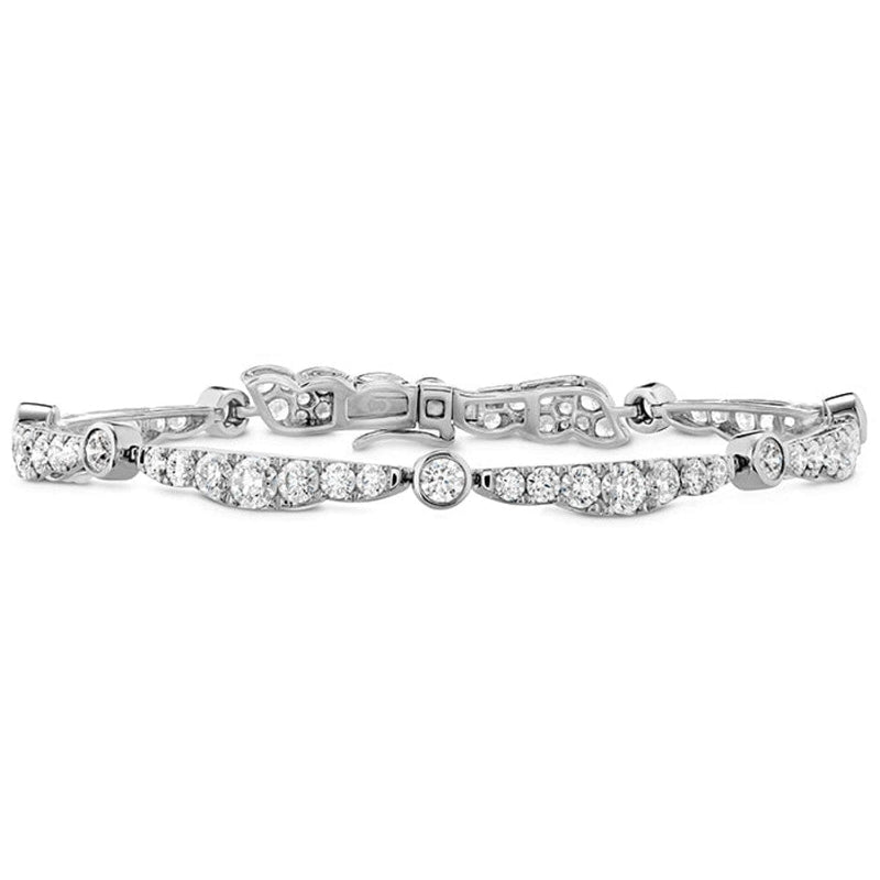 Hearts On Fire Jewelry - LORELEI RIBBON DIAMOND BRACELET | Manfredi Jewels