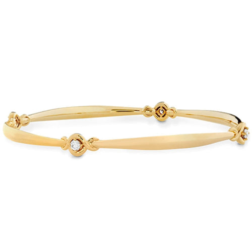 Hearts On Fire Jewelry - Optima Four Station Diamond Bangle | Manfredi Jewels