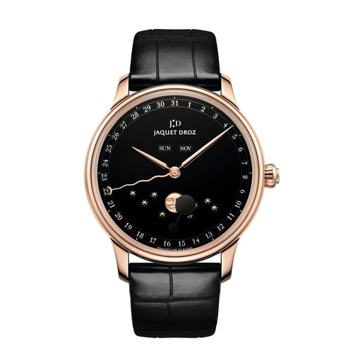 Jaquet Droz Watches - The Eclipse Black Enamel | Manfredi Jewels