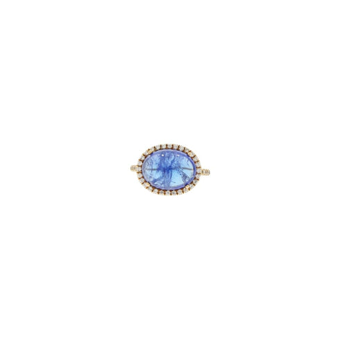 Lauren K Jewelry - Tanzanite & Diamond Rose Gold Ring | Manfredi Jewels