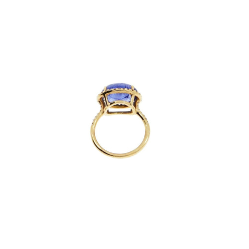 Lauren K Jewelry - Tanzanite & Diamond Rose Gold Ring | Manfredi Jewels