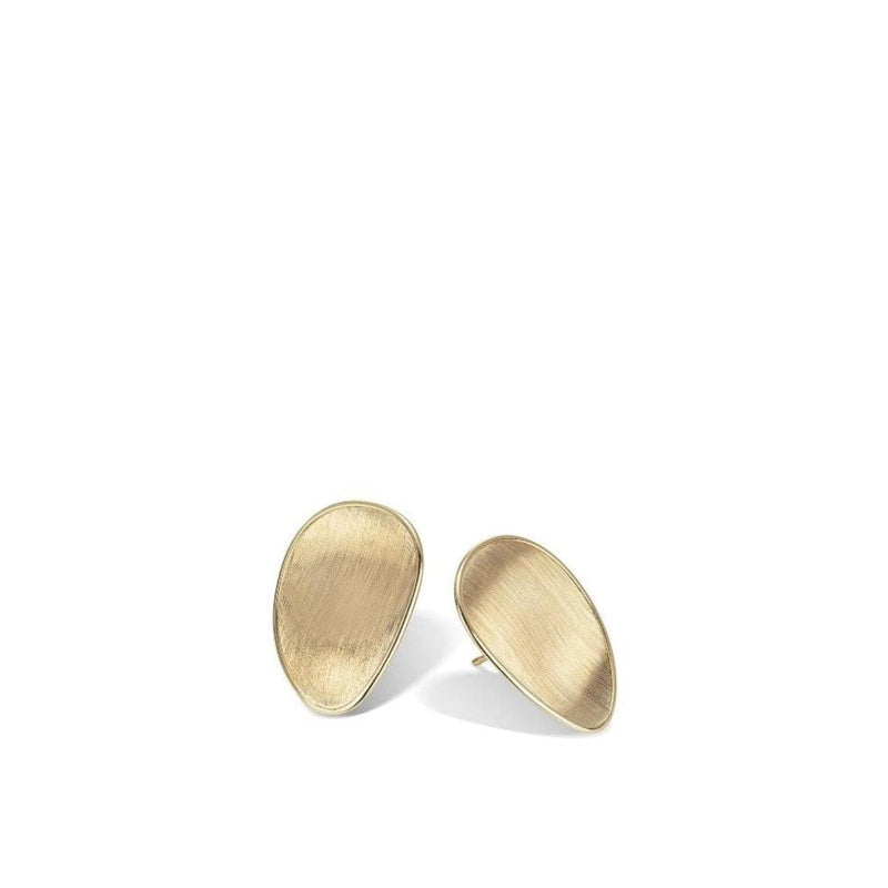 Marco Bicego Jewelry - Lunaria Collection 18K Yellow Gold Stud Earrings | Manfredi Jewels