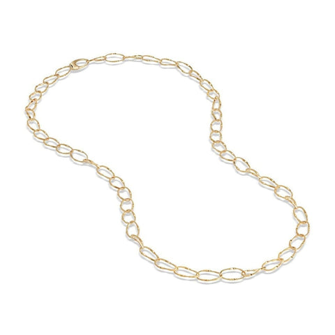 Marrakech Onde Collection 18K Yellow Gold Long Link Necklace