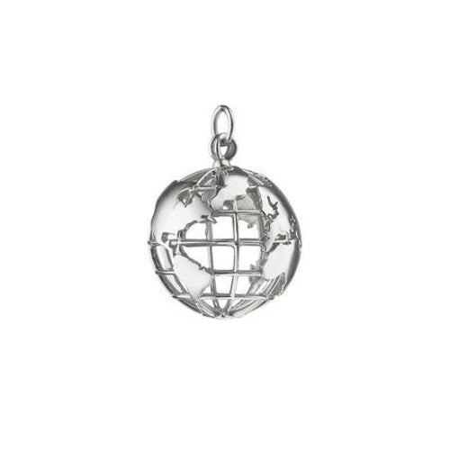 Monica Rich Kosann Jewelry - ’MY EARTH’ STERLING SILVER CHARM | Manfredi Jewels