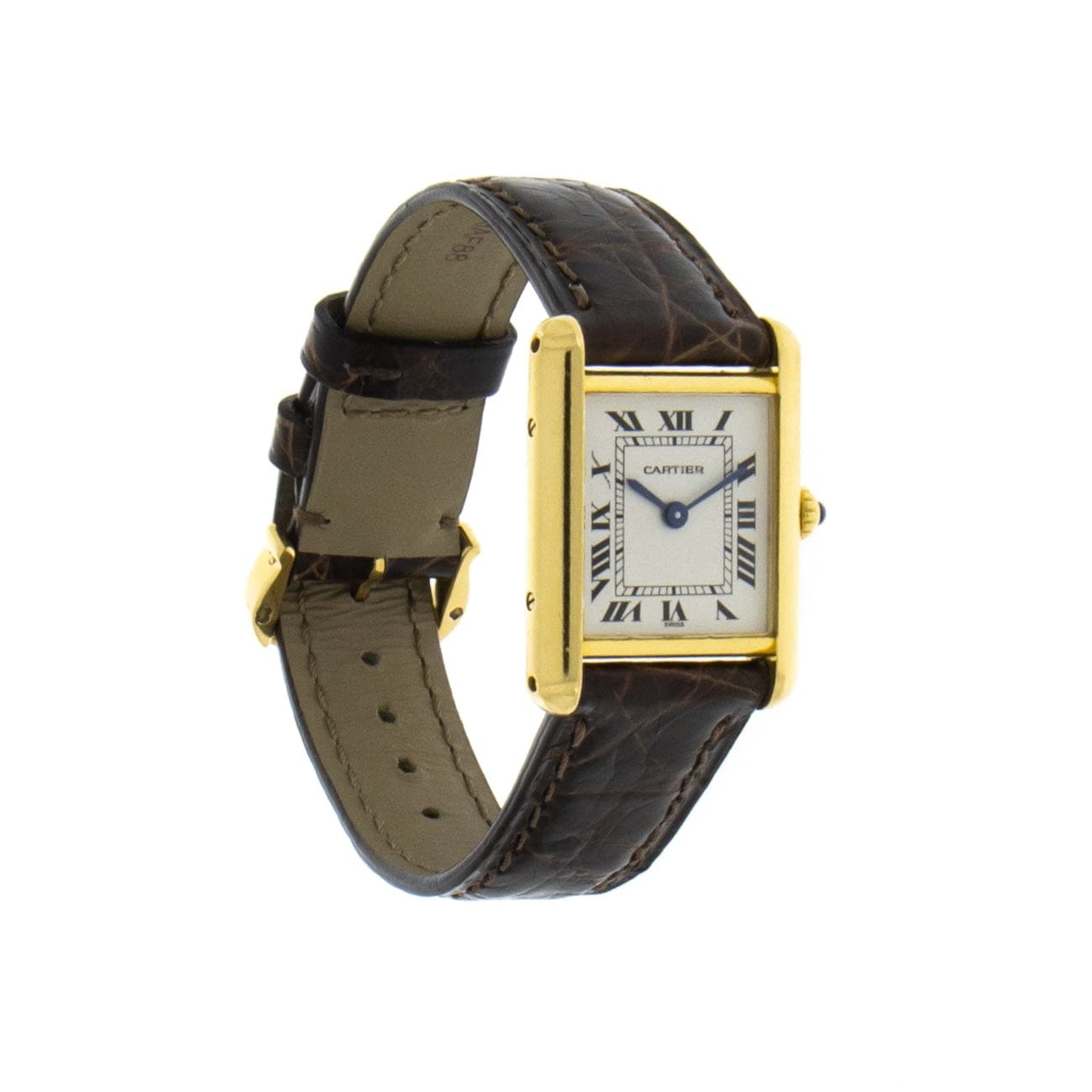 Authentic Cartier Tank Louis 18k Yellow Gold Classic Tank 