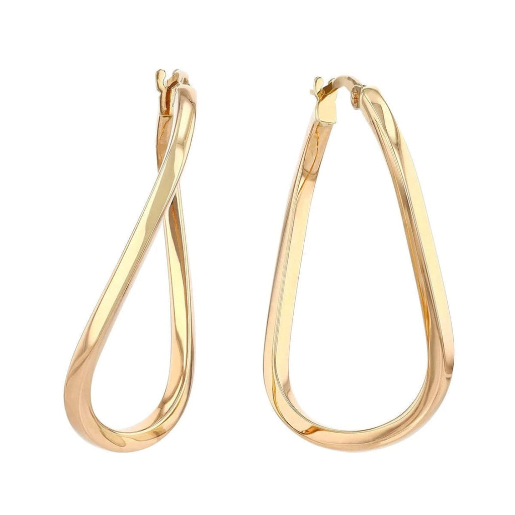 Marco Bicego Marrakech 18K Yellow Gold Twisted Irregular Small Hoops Earrings - Jewelry | Manfredi