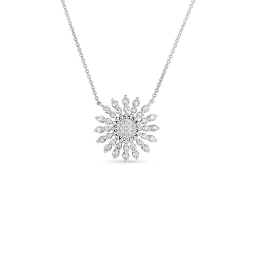 Roberto Coin Jewelry - Diamond Sunburst Necklace | Manfredi Jewels