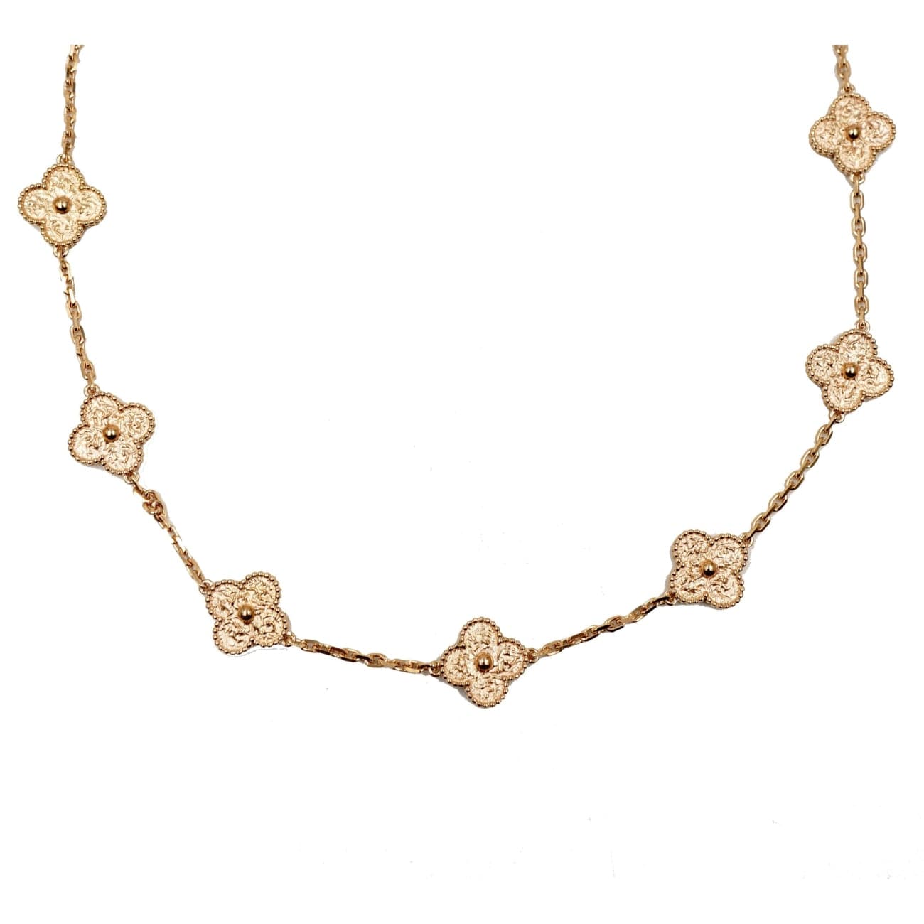 Which Vintage Alhambra necklace to purchase to wear for my wedding